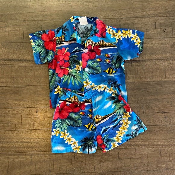 baby luau outfit